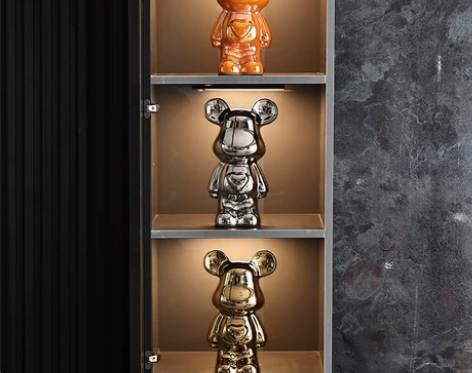 网红电镀创意高档套装摆件客厅电视柜酒柜子