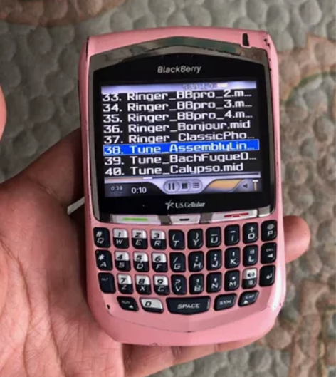 原装黑莓8700C宽体手机       原...