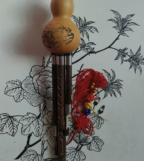 葫芦丝，吹过了送一个酒精棉片，可以用来娱乐...