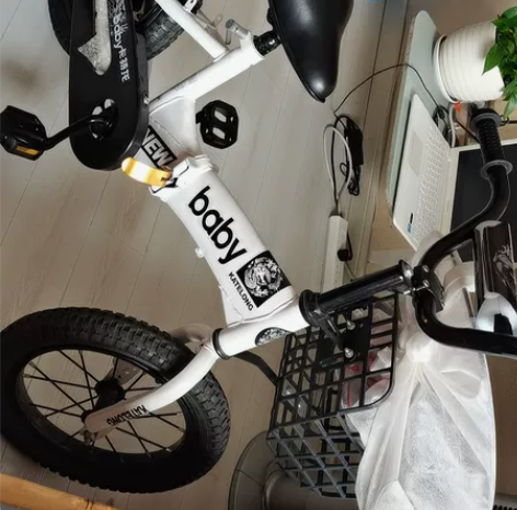 儿童自行车14寸的，能折叠，卡特龙牌的，优...