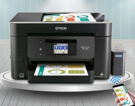 爱普生WF3720彩色喷墨打印机一体机连供...