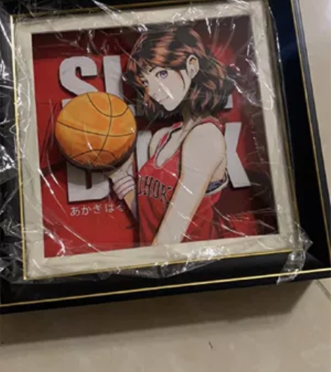 全新包邮，灌篮高手晴子动漫立体画，尺寸21...