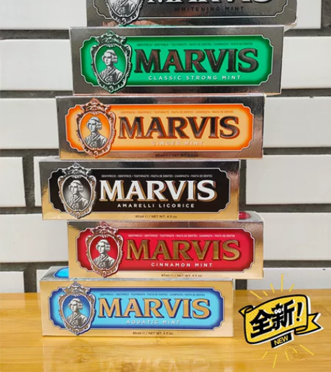 MARVIS玛尔仕 冷感亮白薄荷牙膏85m...