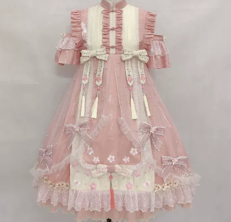 简知Lolita繁樱OP全新带吊牌M 实物...