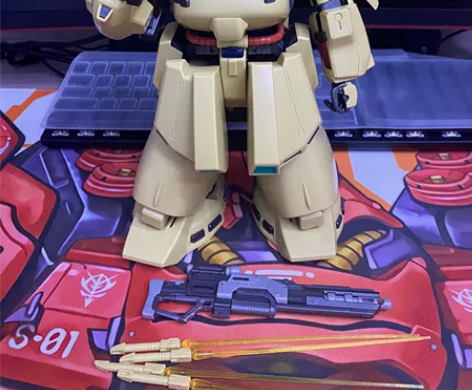 大班mg铁奥 胖子高达 初版素组成品 无胶...