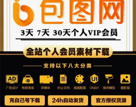 包图网VIP （ 1天可下载10次） 元素...