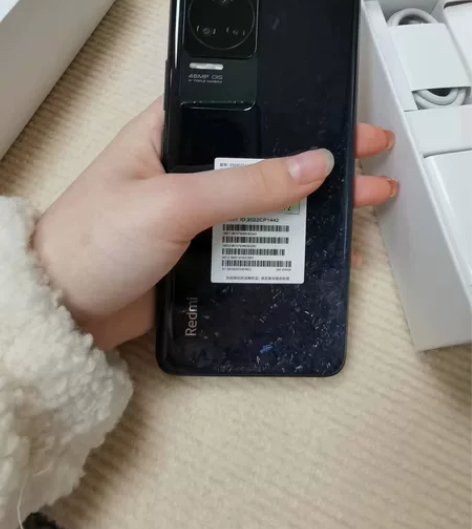 红米K50 8+256墨羽色，成色98新，...
