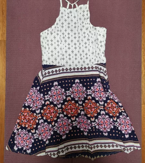 H##amp；amp；M美背吊带连衣裙 尺...