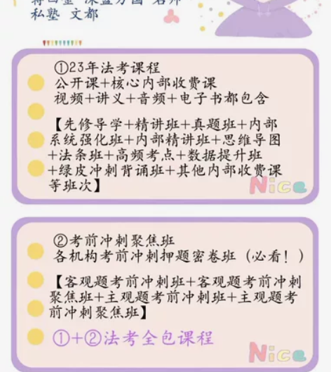 2023年法考411名师推荐组合2023司...