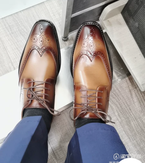布洛克英伦皮鞋男 43码 全新 感兴趣的话...