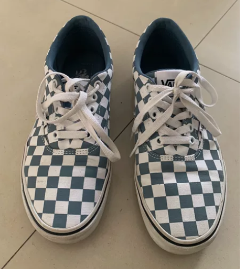 正品vans棋盘格 尺码41适合耐克42成...