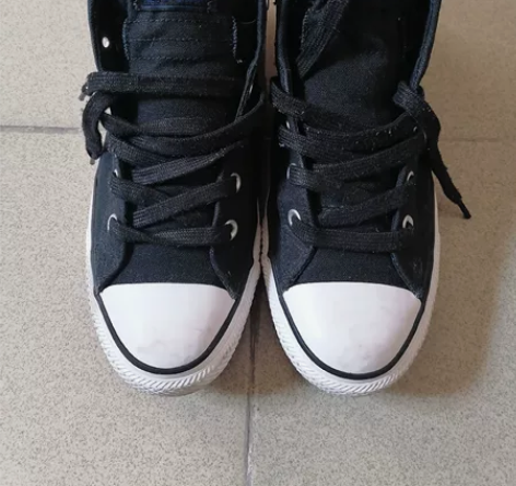 匡威高帮帆布鞋男 入手渠道：Convers...