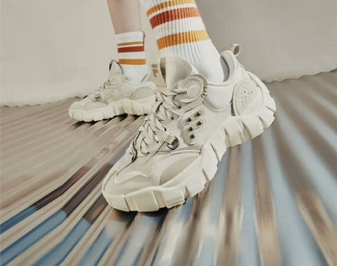 FILA FUSION斐乐潮牌脊骨鞋BON...