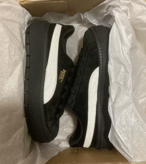 Puma彪马女款低帮板鞋 37码 全新 ...