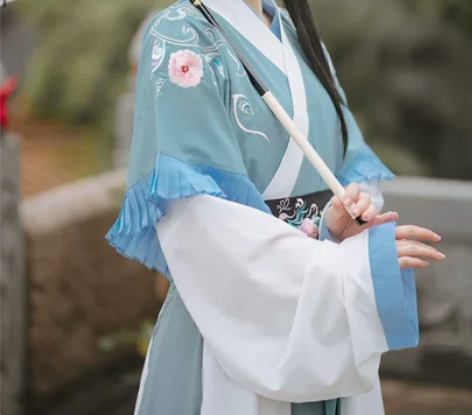 花神记绝版灵语原创汉服女晋制交领襦裙齐腰秋...