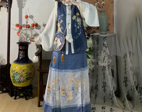 【出】妃亦坊原创汉服女【萌橘兔】明制比甲马...