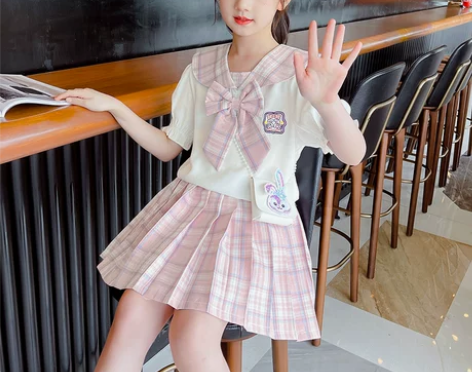 星黛露裙子女童jk套装学院风制服2022新...