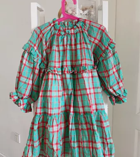 奶油KIDS田园风女童连衣裙夏季薄款洋气儿...