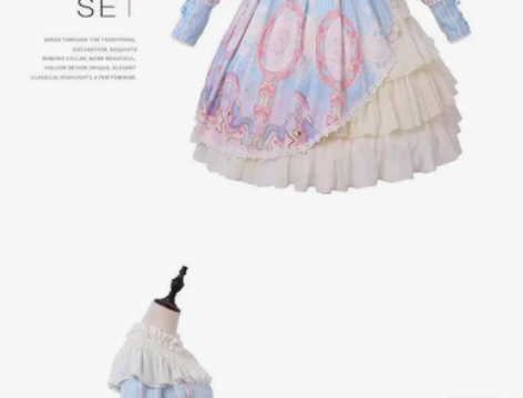 樱洛芙lolita独角兽 m码绝版 减肥了...