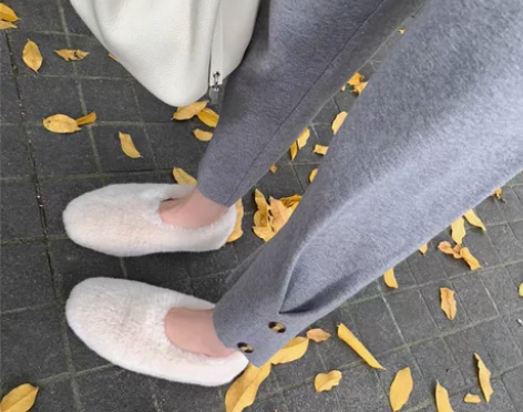 AHY 针织休闲裤女2020高腰垂感哈伦裤...