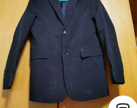 罗蒙西服男韩版春秋款商务青年修身西服 黑色...