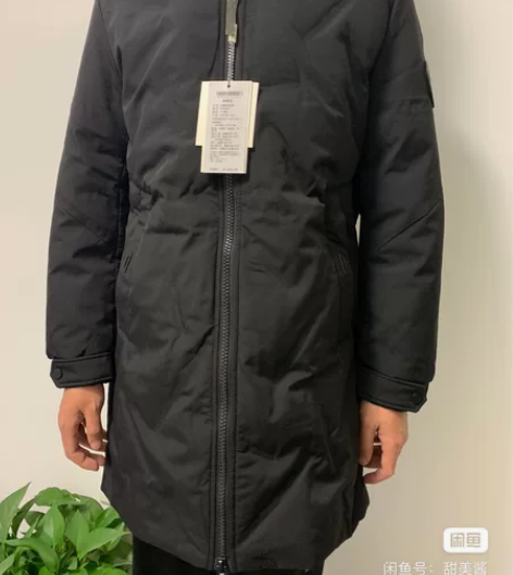 出闲置男士羽绒服 白鹅绒羽绒服 中长款男士...