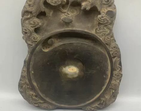 端砚大展宏图 重约3.5公斤。乡村收淘