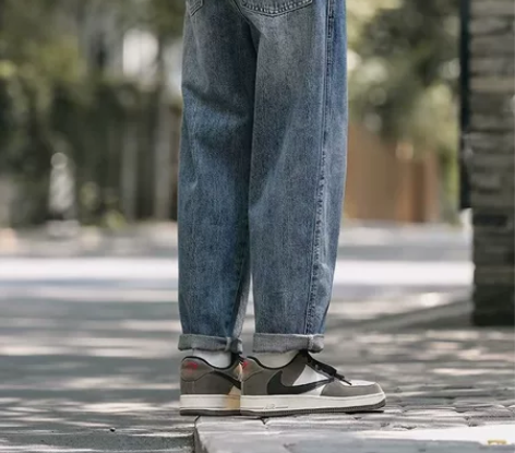 日系复古水洗哈伦牛仔裤男春秋季新款潮牌宽松...