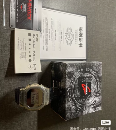 卡西欧 Casio 冰韧小方块 正品 DW...