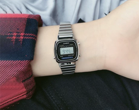 卡西欧旗舰店LA670系列防水复古方块时尚...