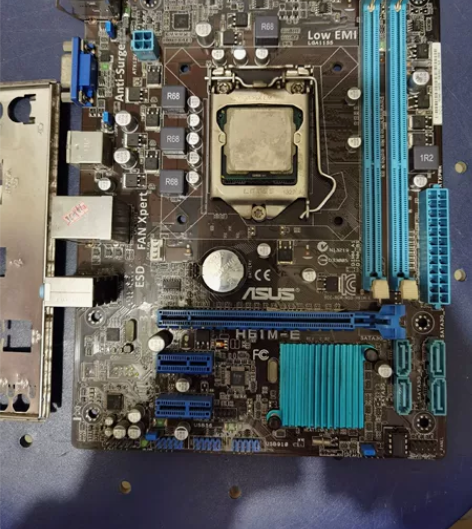 华硕h61M-E主板 拆机全好 正常使用 ...