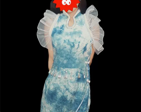 服装设计成衣（扎染主题）成衣已出，只有图片...