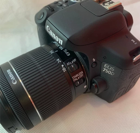 佳能750D+18-55isll镜头新手入...