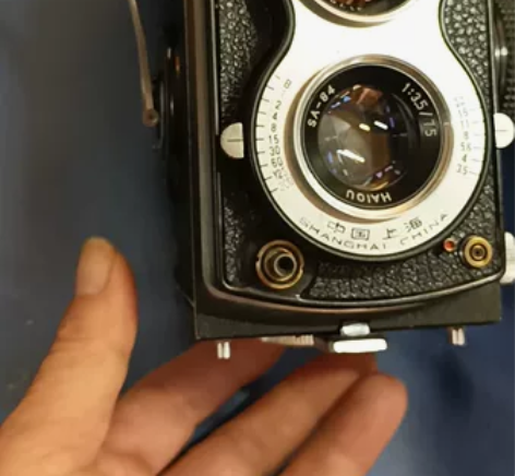 海鸥4A双反相机，成色不错，功能正常，快门...