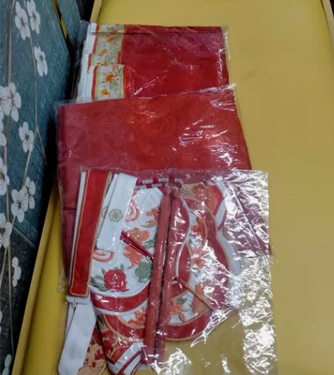 兰若庭初霁汉服红色上衣加+云肩+红色马面m...