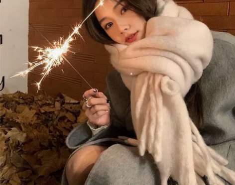 超大版加厚加长围巾?-秋冬季韩版氛围感围巾...