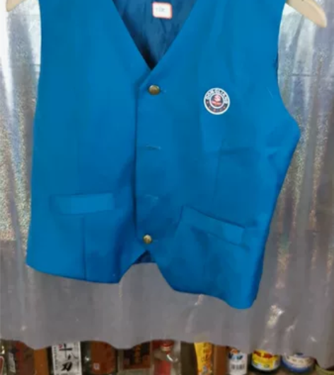 7080年代老校服上衣，老初中校服上衣，蓝...