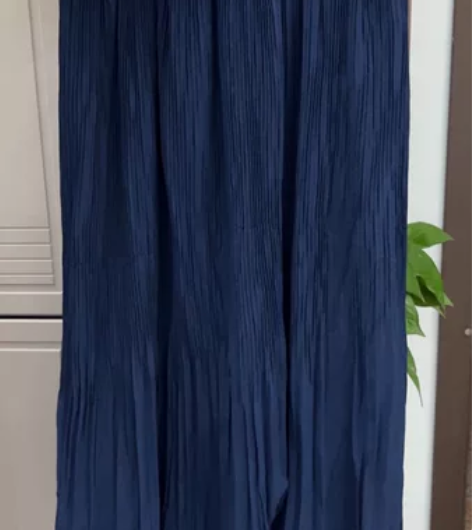 半身裙女春夏中长款百褶长裙松紧腰大摆裙百搭...