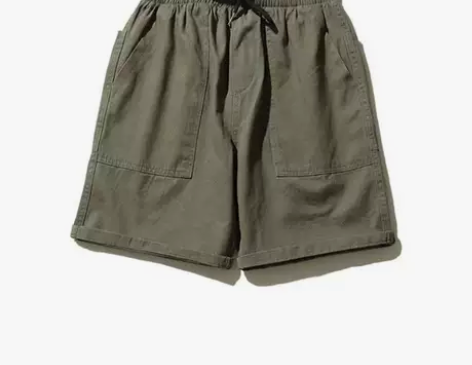 工装短裤男士夏季薄款外穿宽松潮牌直筒日系休...