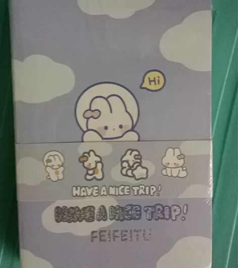 A5彩页车线本4本笔记本作业本记事本 感兴...