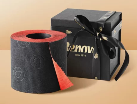 Renova帕普希格礼盒装红与黑双色卷纸有...