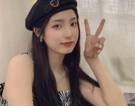 处理甩卖，被爱心狙击~韩系甜拽金属贝雷帽女...