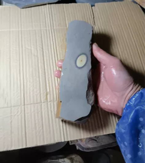 端砚砚台，原石料，梅花坑，镇纸，石质细腻好...