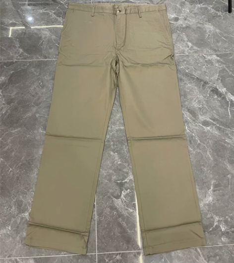 全新男款亚麻色休闲裤职业装，尺码185，包...