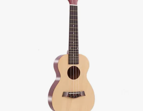 尤克里里，图新鲜买的，大四了马上毕业带不走...