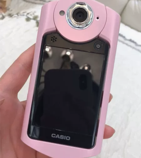 自拍神器 casio 卡西欧tr500粉色...