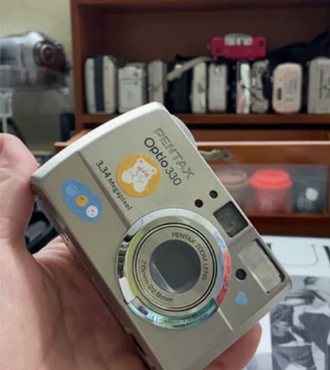 宾得 optio330 复古CCD数码相机...
