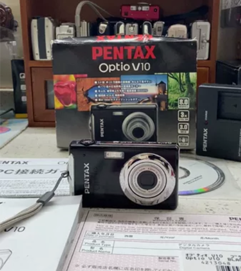 宾得V10喵喵机，ccd数码相机-箱说全 ...