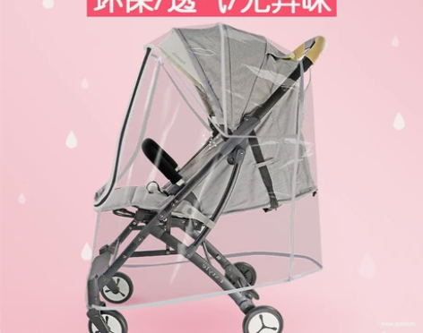 婴儿推车雨罩通用防寒防风罩宝宝伞车雨棚雨披...