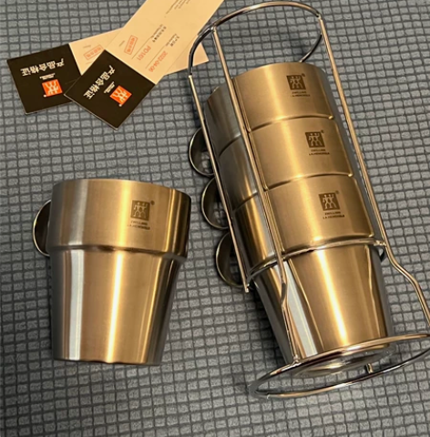 捡漏了！商城下来的！全新德国双立人不锈钢套...